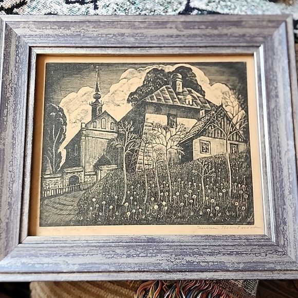 Polish Art Other - Rare print from Polish Female Artist